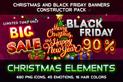 Christmas and Black Friday Banners