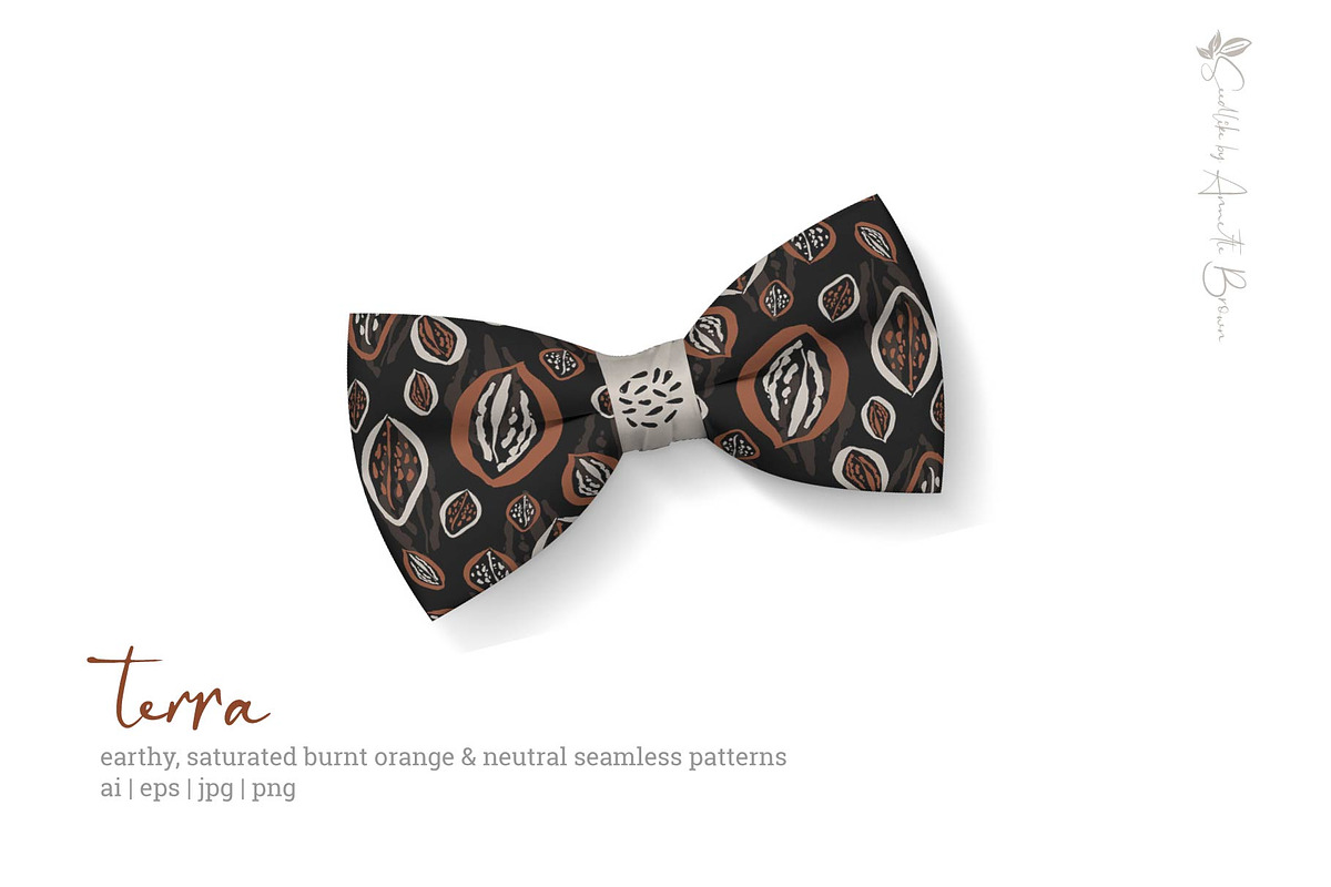 Seamless Patterns in Earth Tones in Patterns - product preview 8