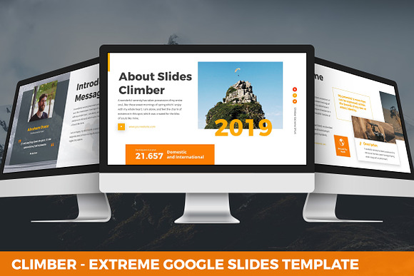 Climber - Extreme Google Slides in Google Slides Templates - product preview 3