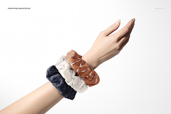 Hair scrunchie Mockup Set in Product Mockups - product preview 4