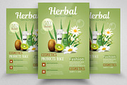 Herbal Beauty Cosmetic Flyer