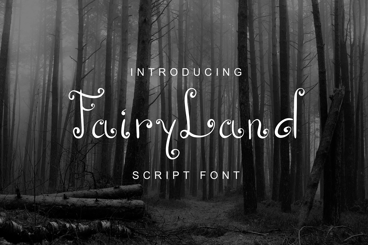 FairyLand - Script Font in Script Fonts - product preview 8