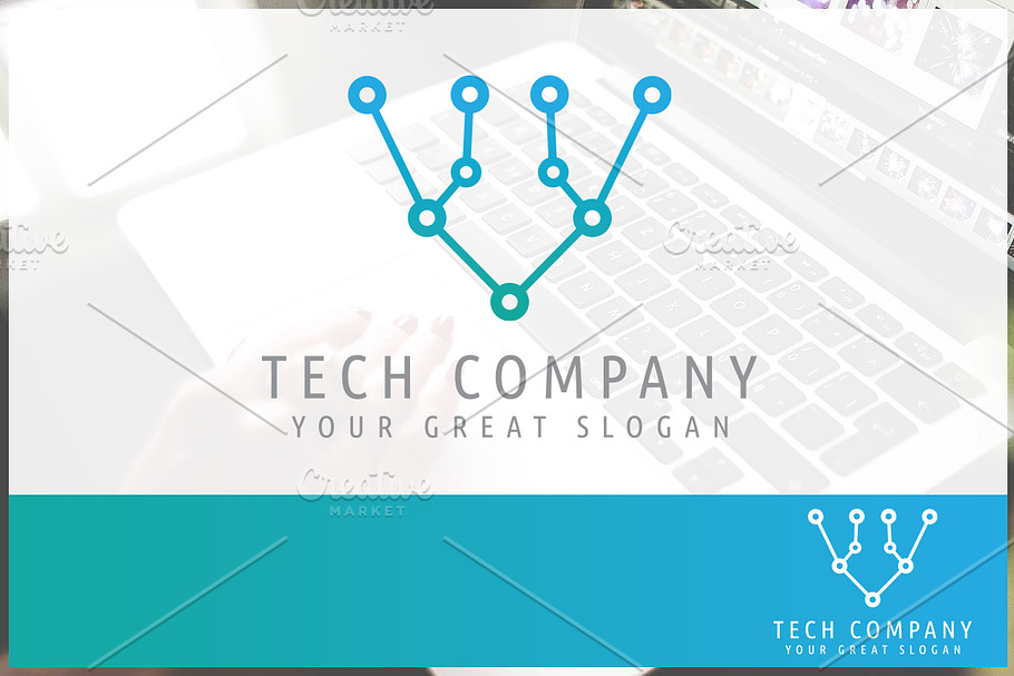Abstract Technology Company Logo