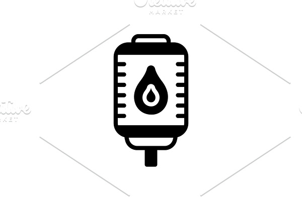 Blood hemophilia icon