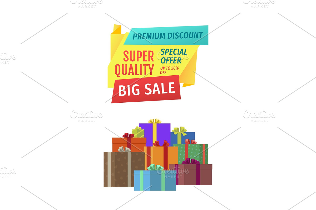 Big Sale Sellout Promo Poster with in Illustrations - product preview 8