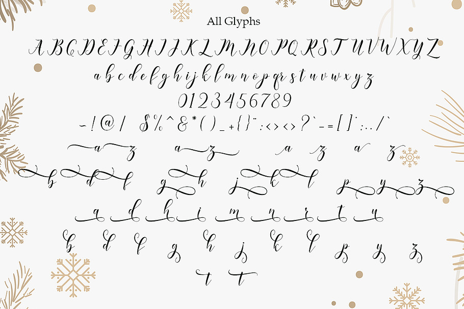 Happy Christmas Script in Christmas Fonts - product preview 4