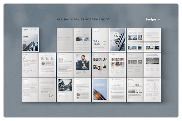 Real Estate Annual Report in Brochure Templates - product preview 5