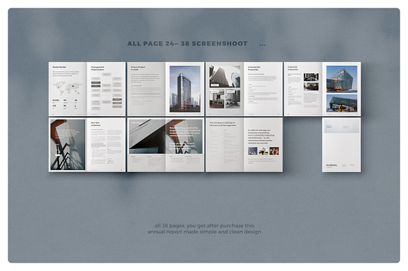 Real Estate Annual Report in Brochure Templates - product preview 6