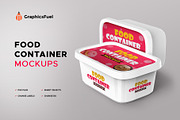 Plastic Food Container Mockups