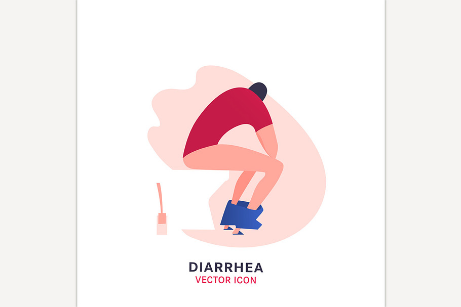 Diarrhea Vector Icon in Icons - product preview 8