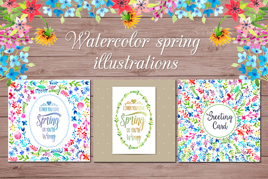 Spring Illustrations in Illustrations - product preview 8