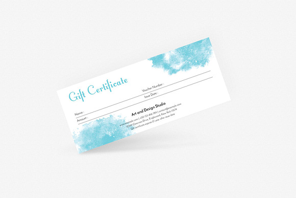 Gift Certificate in Postcard Templates - product preview 1