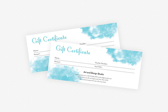 Gift Certificate in Postcard Templates - product preview 2