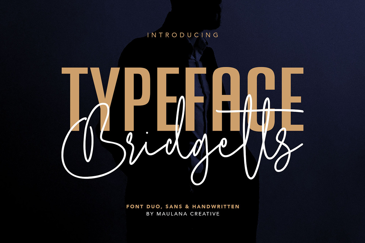 Bridgetts Typeface Free Sans Serif in Script Fonts - product preview 8