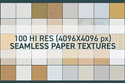 100 Seamless Paper Texture