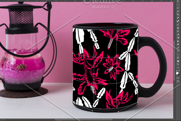 Coffee mug mockup with lantern in Mockup Templates - product preview 2