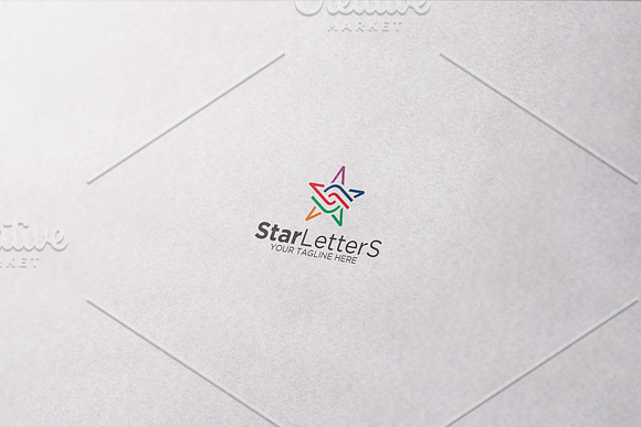 Stars Letter Logo in Logo Templates - product preview 1