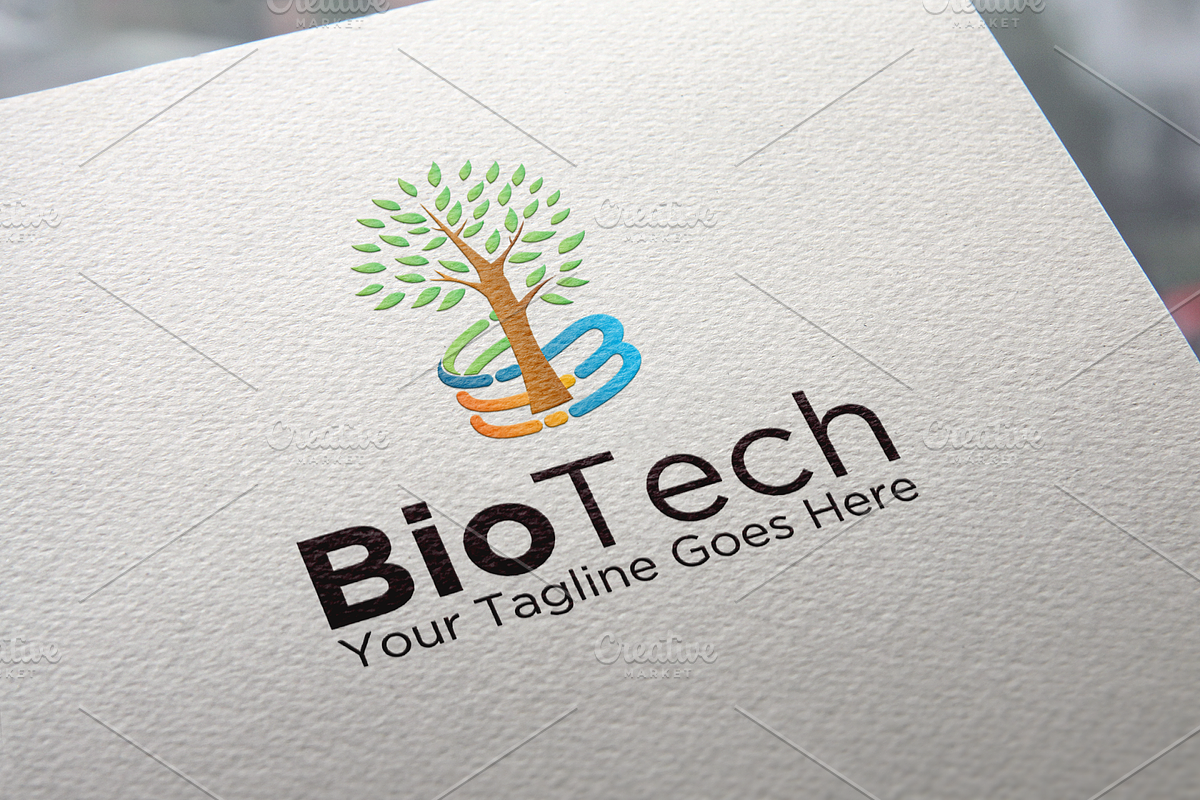 Bio Technology Logo in Logo Templates - product preview 8