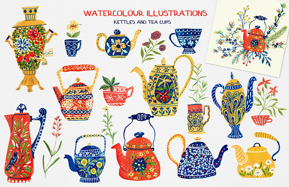 Watercolour Winter Rainbow in Illustrations - product preview 4
