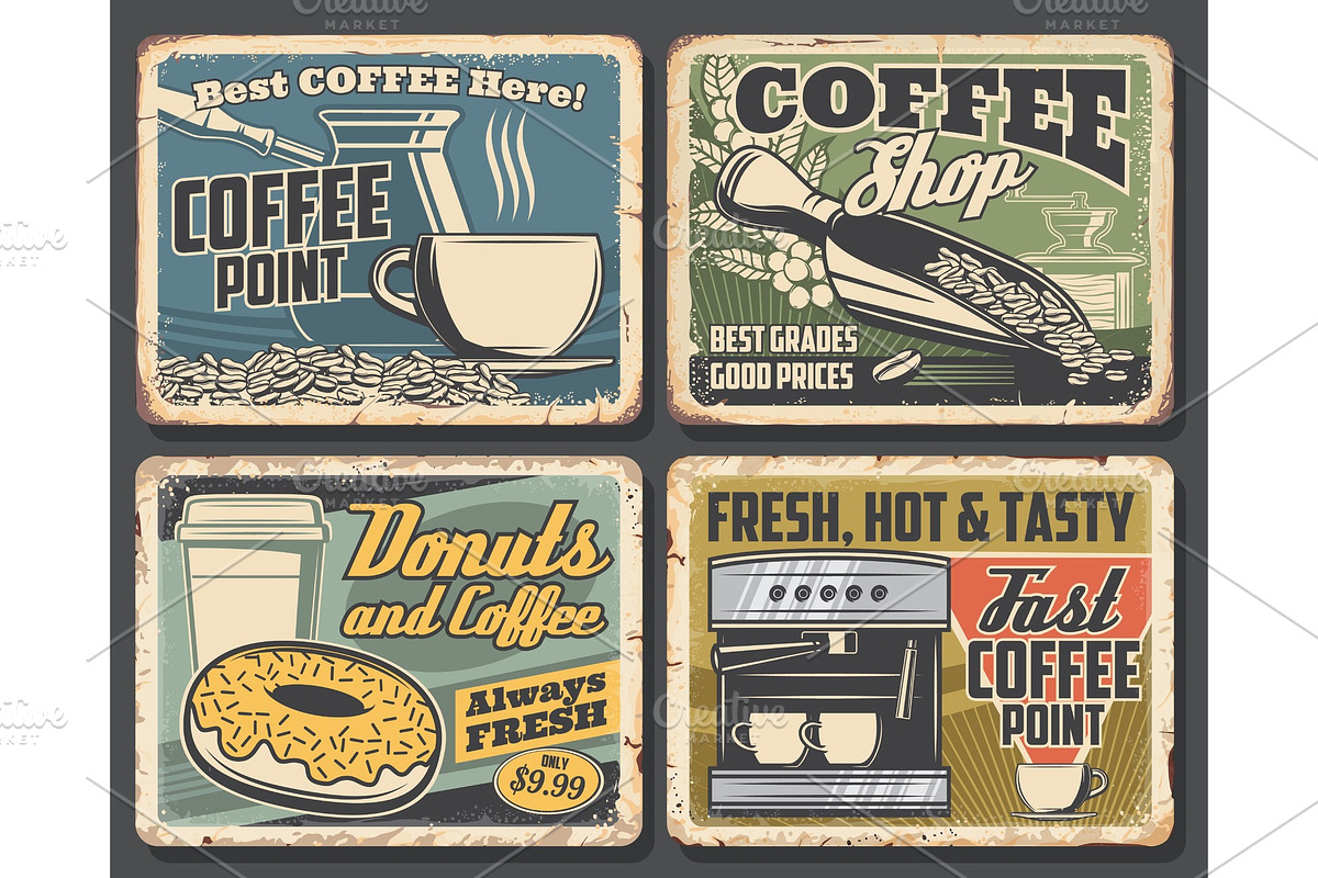 Coffee drink cup, espresso machine in Illustrations - product preview 8