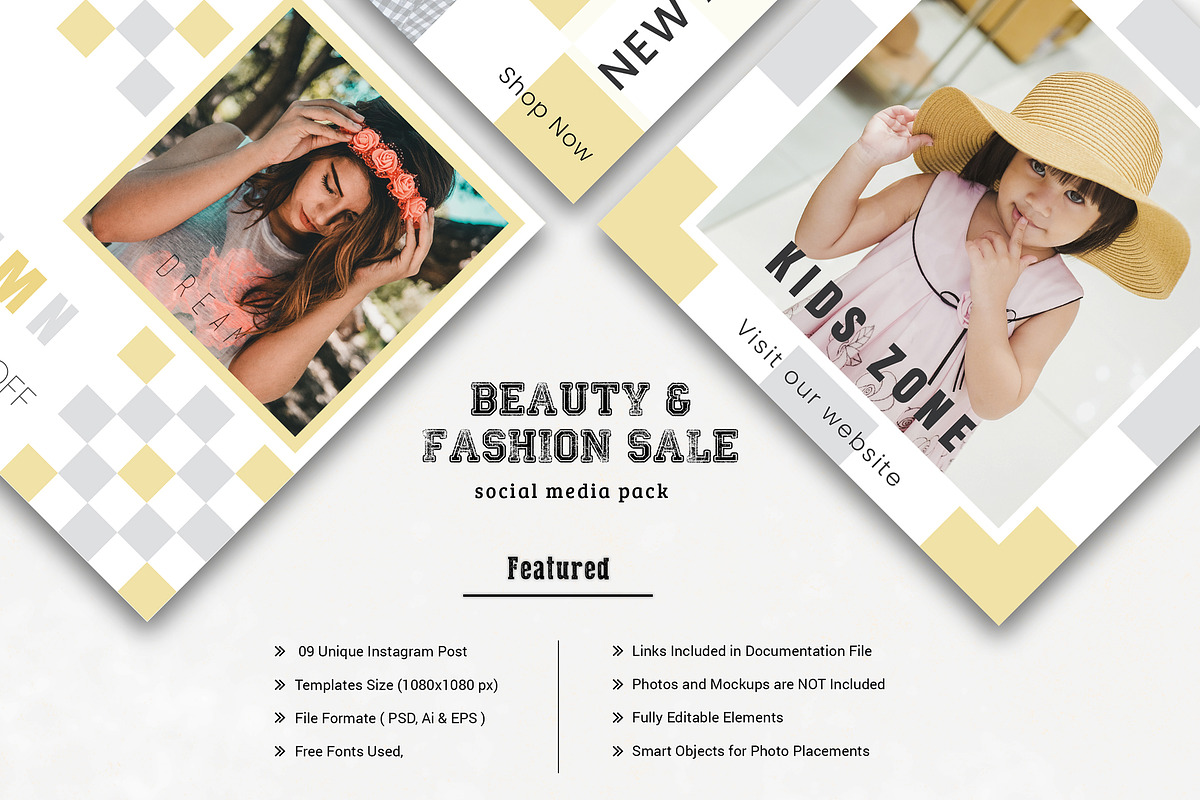 Fashion Sale Social Media Pack in Instagram Templates - product preview 8