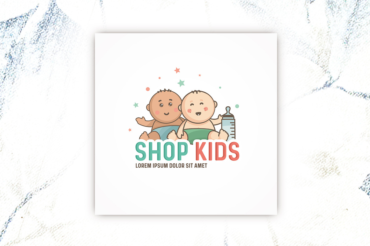 kids logo design template in Illustrations - product preview 8