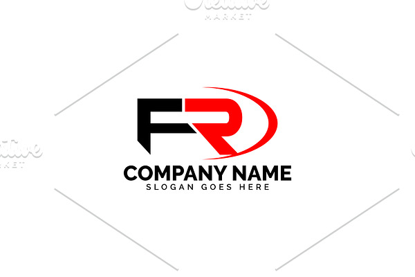 fr letter logo