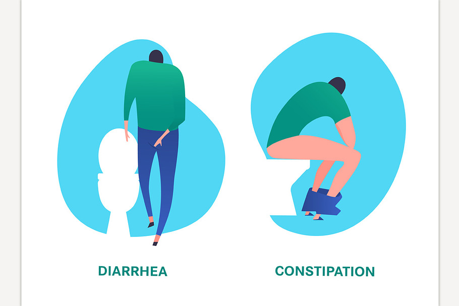 Diarrhea and constipation image in Illustrations - product preview 8