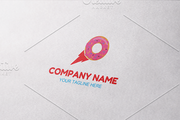 Rocket Donuts Logo in Logo Templates - product preview 1