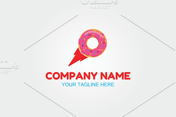 Rocket Donuts Logo in Logo Templates - product preview 2