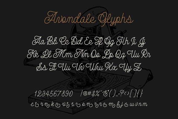 Avondale - Monoline Font DUO in Display Fonts - product preview 5