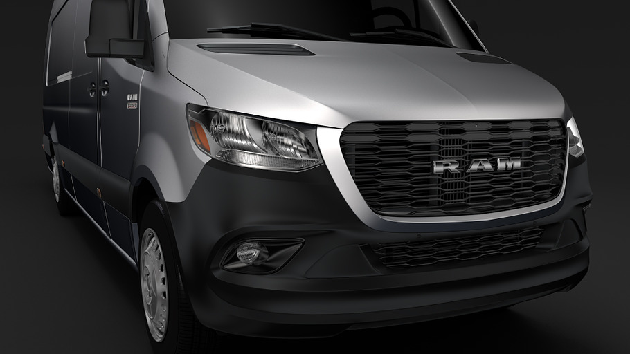 RAM Sprinter Panel Van L4H2 RWD 2019 in Vehicles - product preview 4