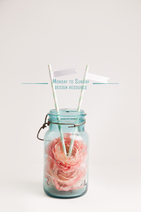 11 Cute Straw Flag Mockups in Product Mockups - product preview 1