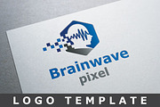 Brainwave Pixel Logo