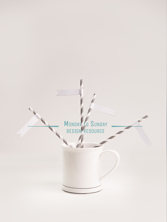 11 Cute Straw Flag Mockups in Product Mockups - product preview 10