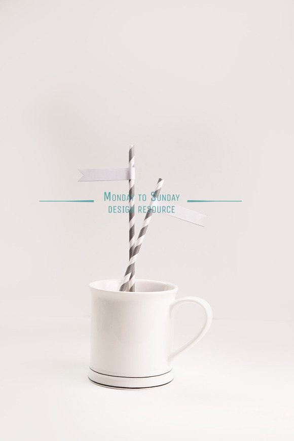 11 Cute Straw Flag Mockups in Product Mockups - product preview 11