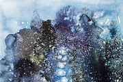 Watercolor abstract painting. Water