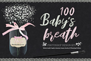 100 Babys Breath Design Kit