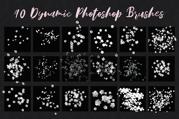 100 Babys Breath Design Kit in Photoshop Brushes - product preview 2