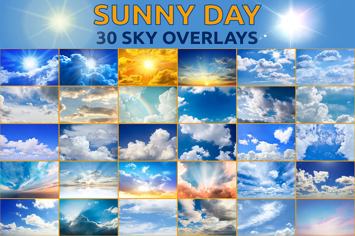 Blue Sky Overlays in Objects - product preview 8