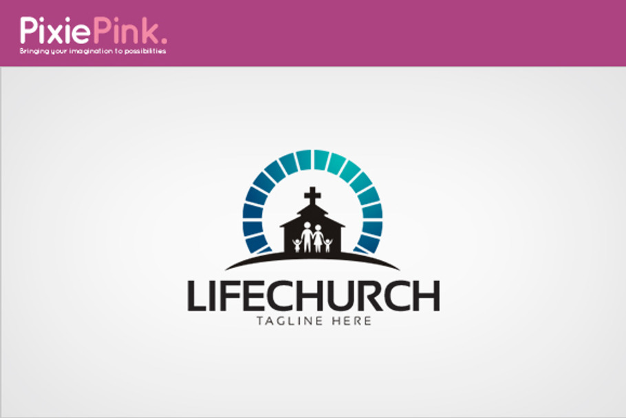 Life Church Logo Template in Logo Templates - product preview 8