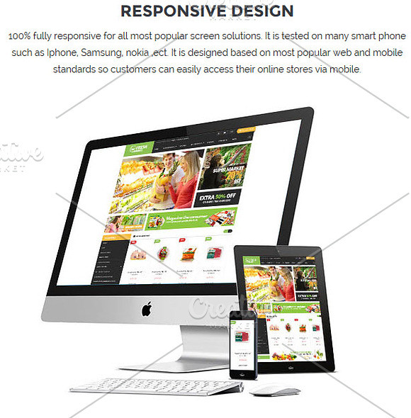 AP Fresh Market Shopify Theme in Website Templates - product preview 2