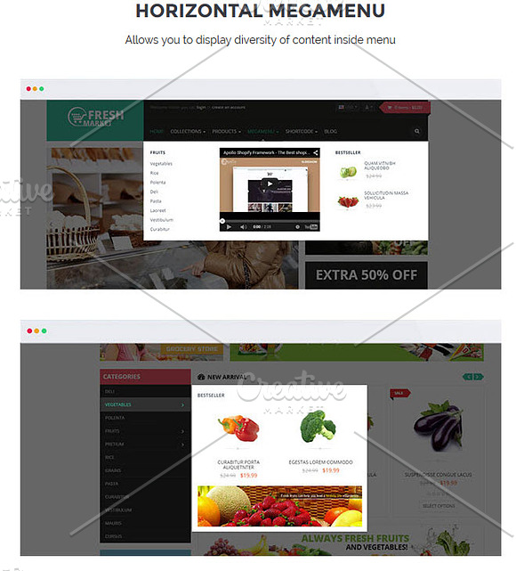 AP Fresh Market Shopify Theme in Website Templates - product preview 8
