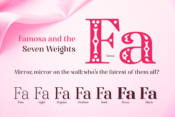 Famosa - Font Family in Serif Fonts - product preview 3