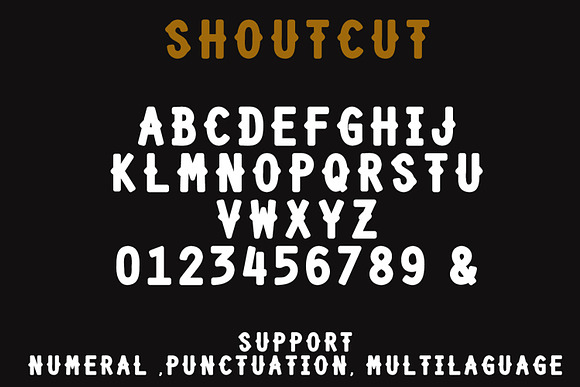 Shourtcut Vintage Bundle Font in Blackletter Fonts - product preview 3