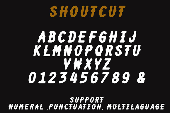 Shourtcut Vintage Bundle Font in Blackletter Fonts - product preview 4