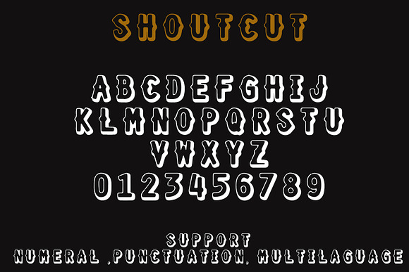 Shourtcut Vintage Bundle Font in Blackletter Fonts - product preview 5