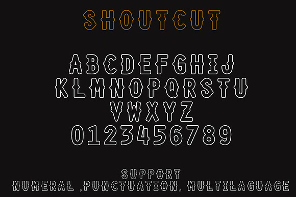 Shourtcut Vintage Bundle Font in Blackletter Fonts - product preview 6