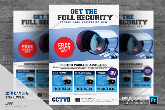 CCTV Package Promotional Flyer in Flyer Templates - product preview 3