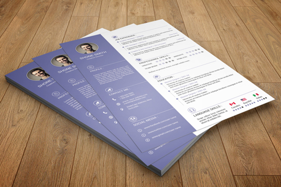 Resume  With Cover Letter-V12 in Letter Templates - product preview 8